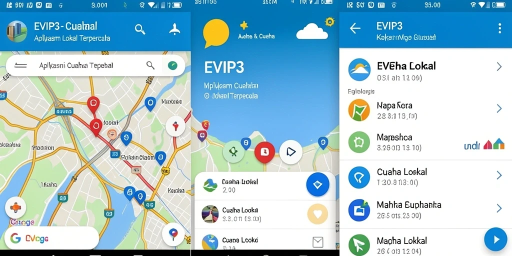 Tampilan antarmuka EVIP3 yang informatif dan menarik.