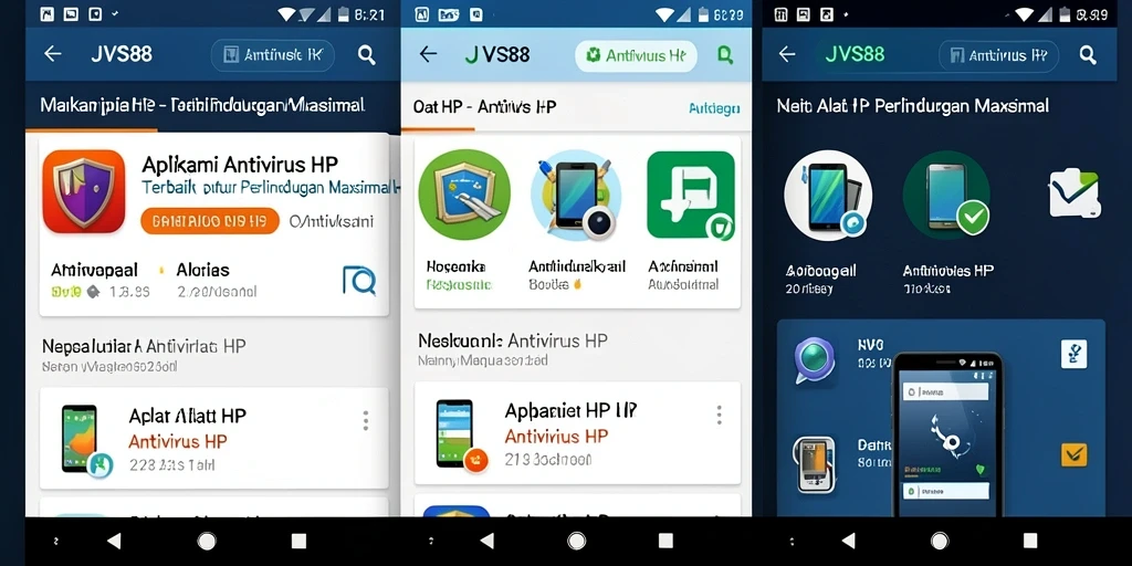Antarmuka pengguna JVS88 yang intuitif dan mudah dipahami.