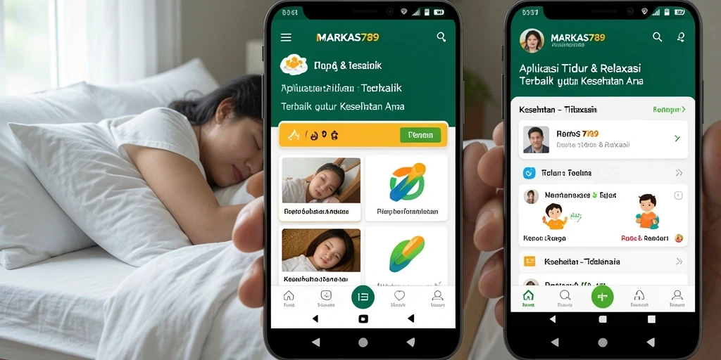 Tampilan antarmuka aplikasi MARKAS789 yang menenangkan dan intuitif.