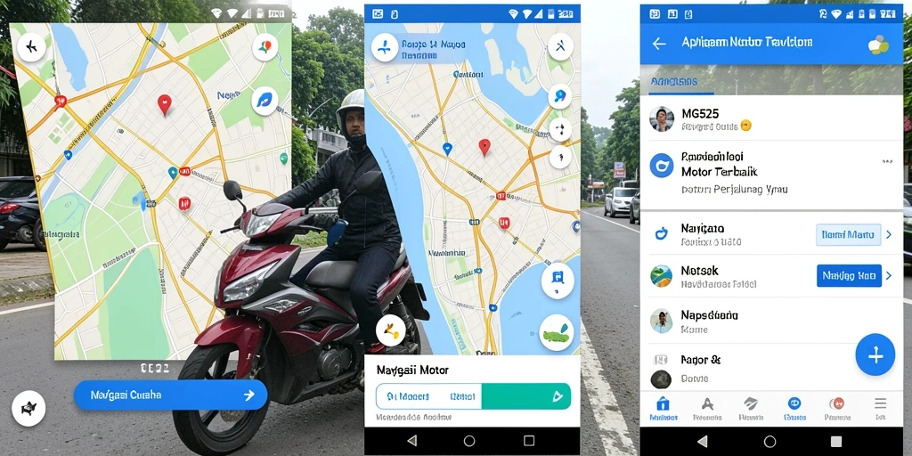 Tampilan antarmuka MG525 yang informatif dan praktis.
