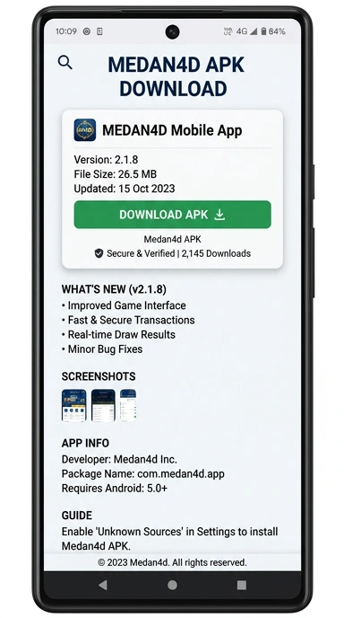 Unduh dan Instal APK medan4d untuk Pengguna Android
